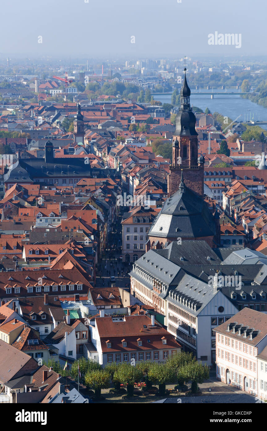 Stadtbild von Heidelberg, Deutschland Stockfoto