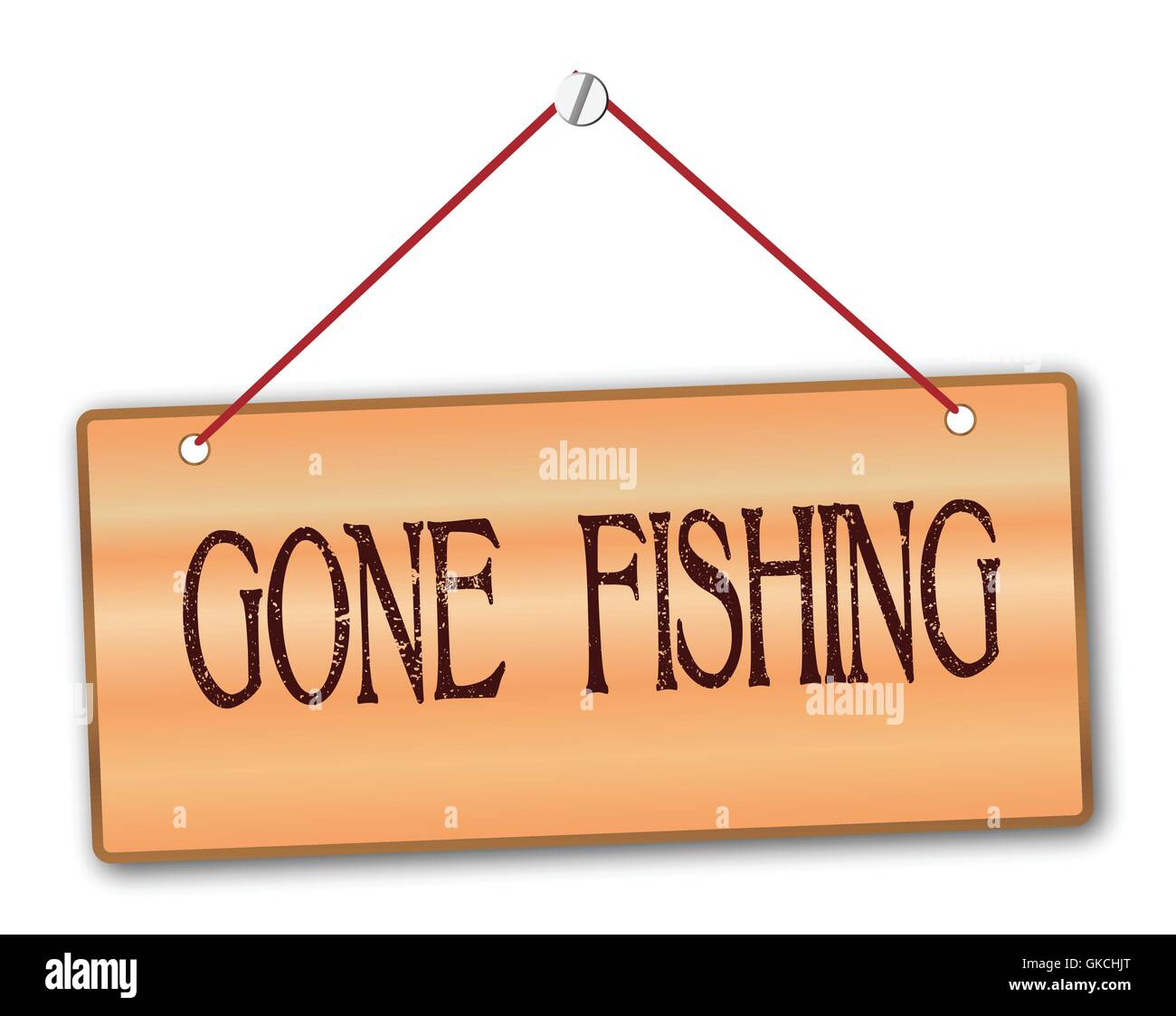 Gone Fishing Stock Vektor