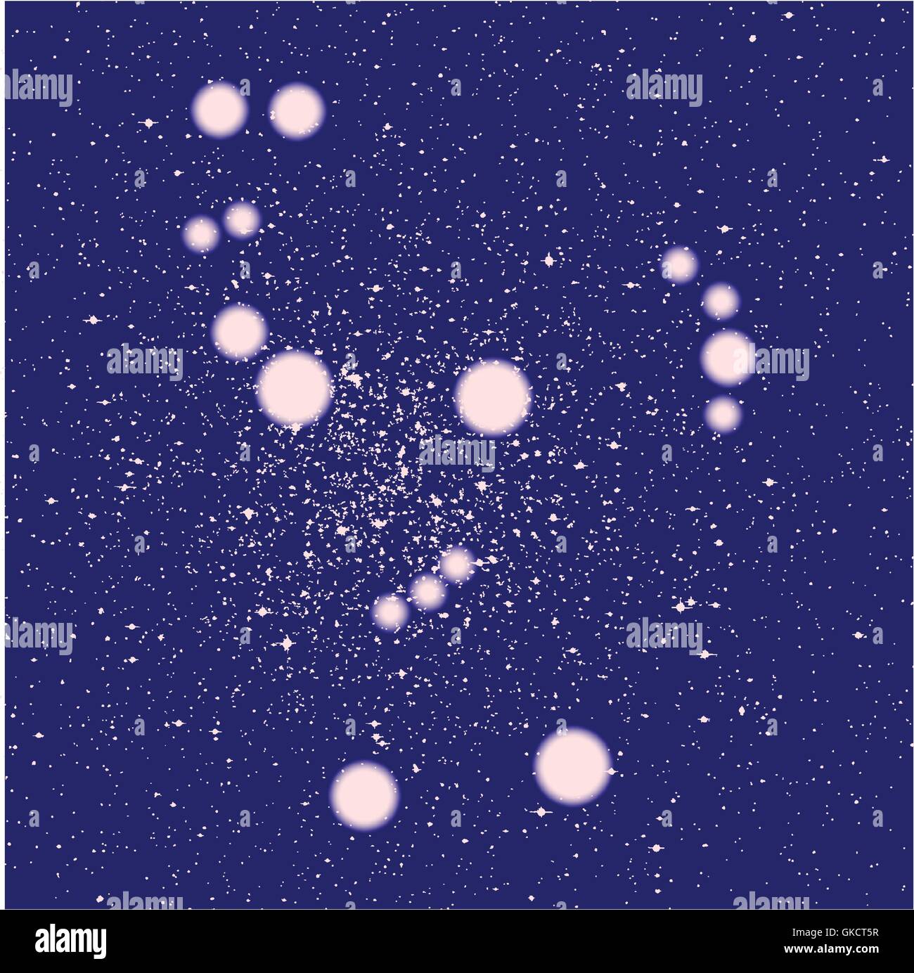 Sternbild Orion Stock Vektor