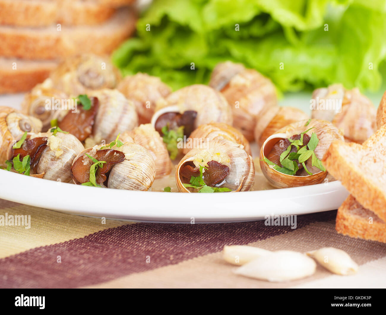 teure französische Feinkost Stockfoto