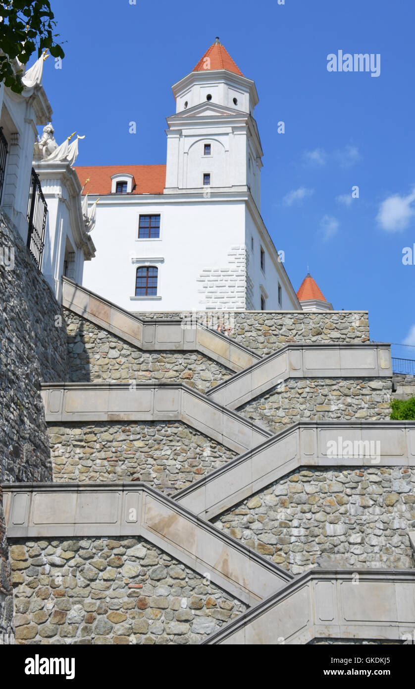 Burg von Bratislava in der Slowakei Stockfoto
