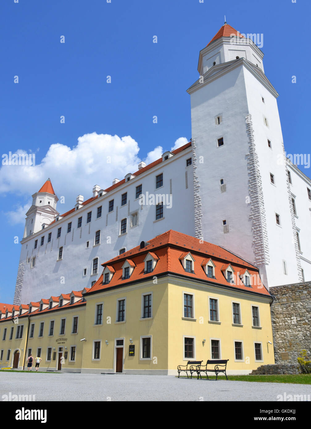 Burg von Bratislava in der Slowakei Stockfoto