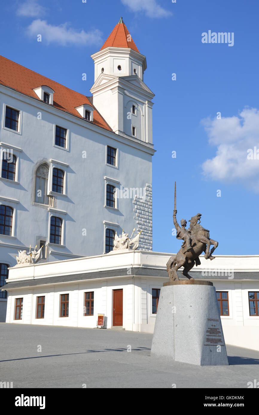 Burg von Bratislava in der Slowakei Stockfoto