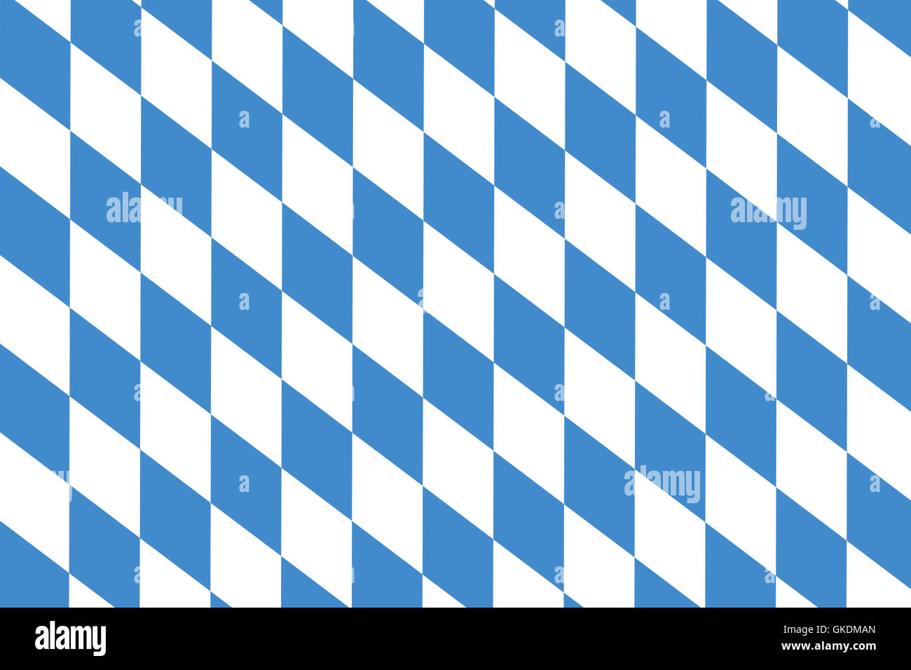 bayerischen Rautenmuster als Hintergrund Stockfoto