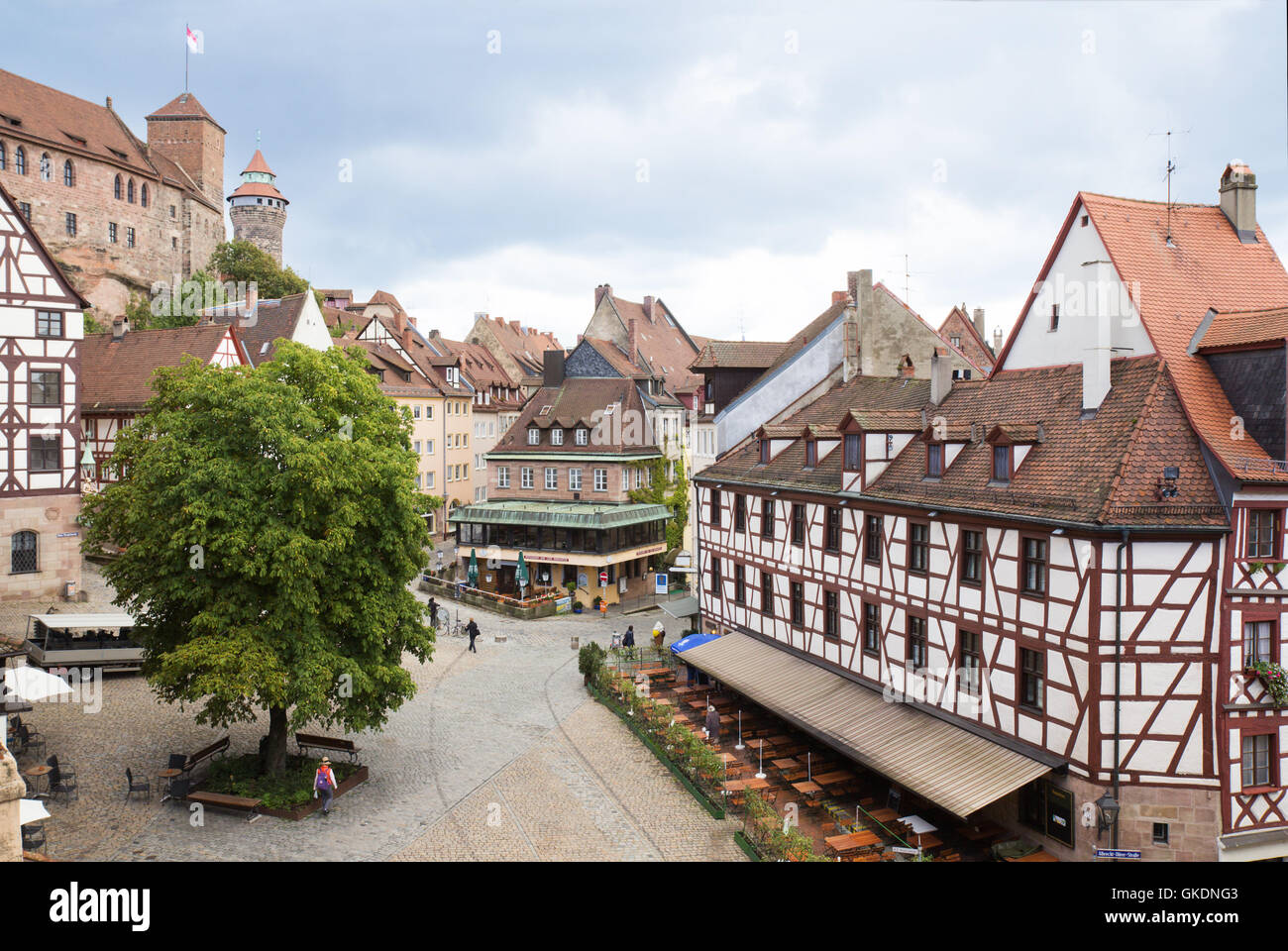 Bundesrepublik Deutschland deutsche Republik Nürnberg Stockfoto