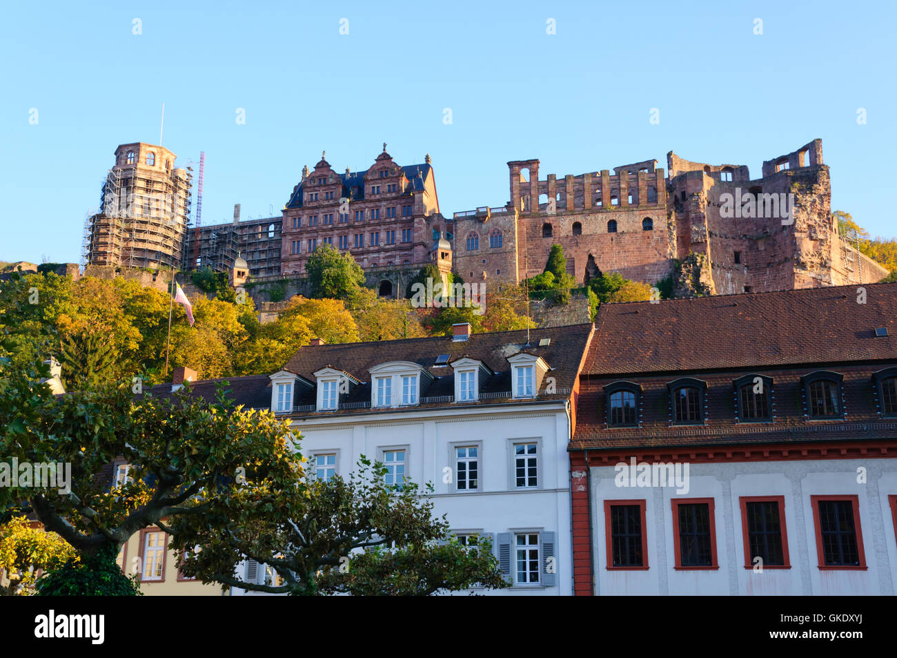 Heidelberger Schloss in Deutschland Stockfoto