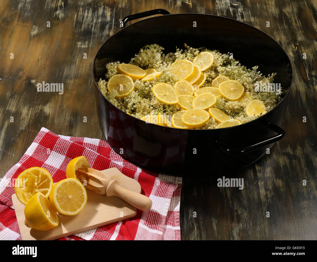 Glas-Kelch-Becher Stockfoto