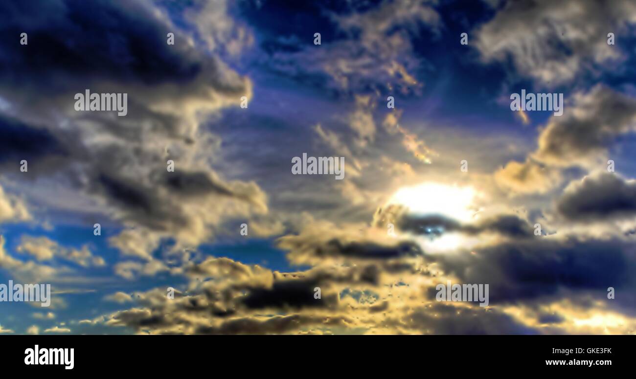 Himmel Wolken Stockfoto
