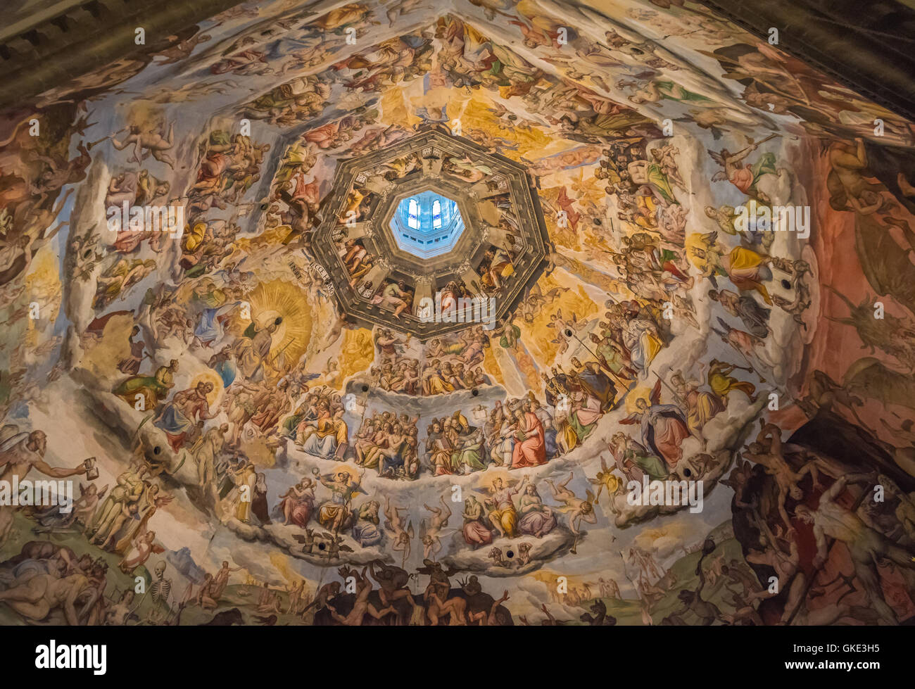 Die Kuppel des Doms von Florenz, Toskana, Italien Stockfoto