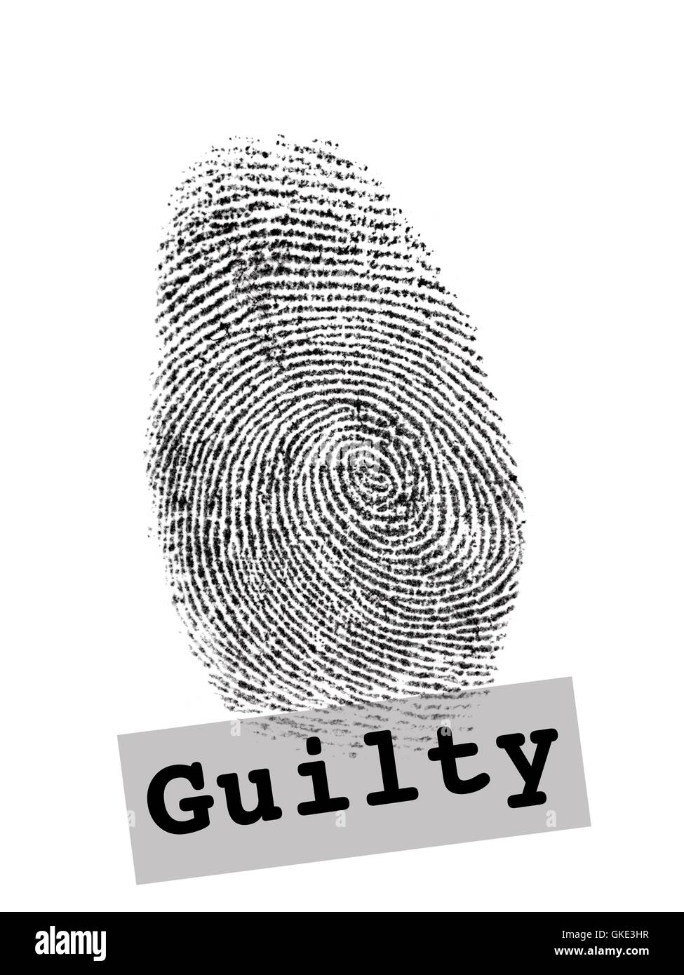 Finger Print Stockfoto