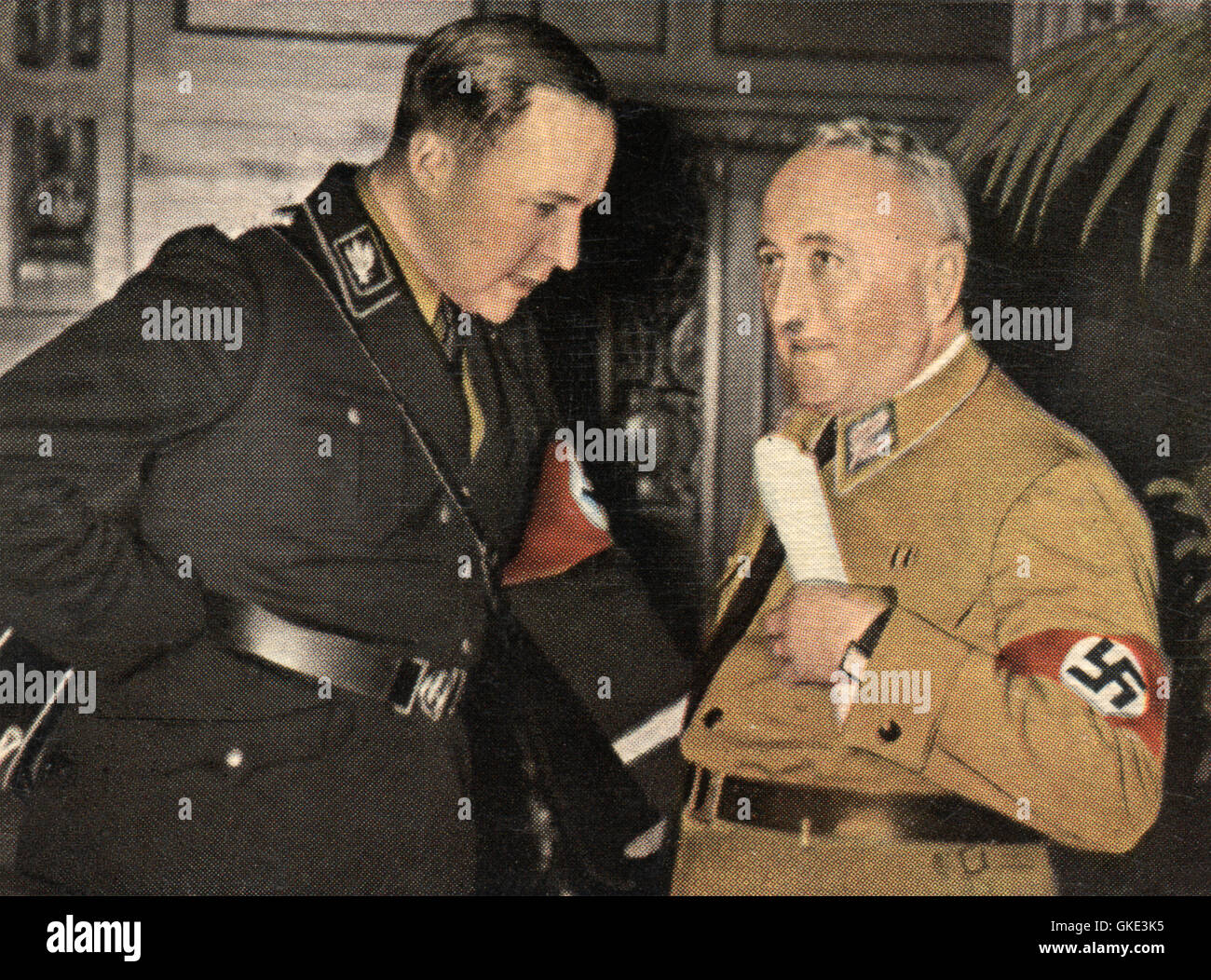 Reichsminister Darre und Dr. Bein Stockfoto