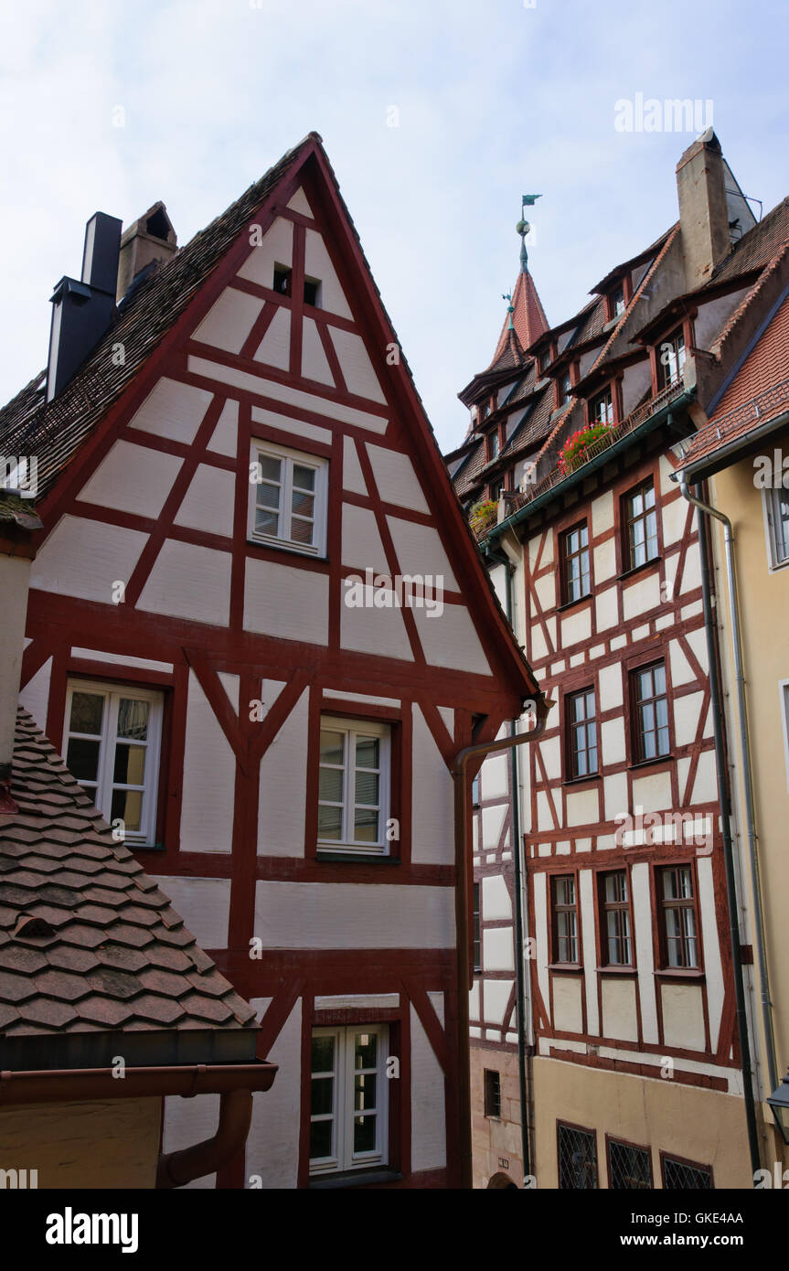 Alte Stadt Nürnberg Stockfoto