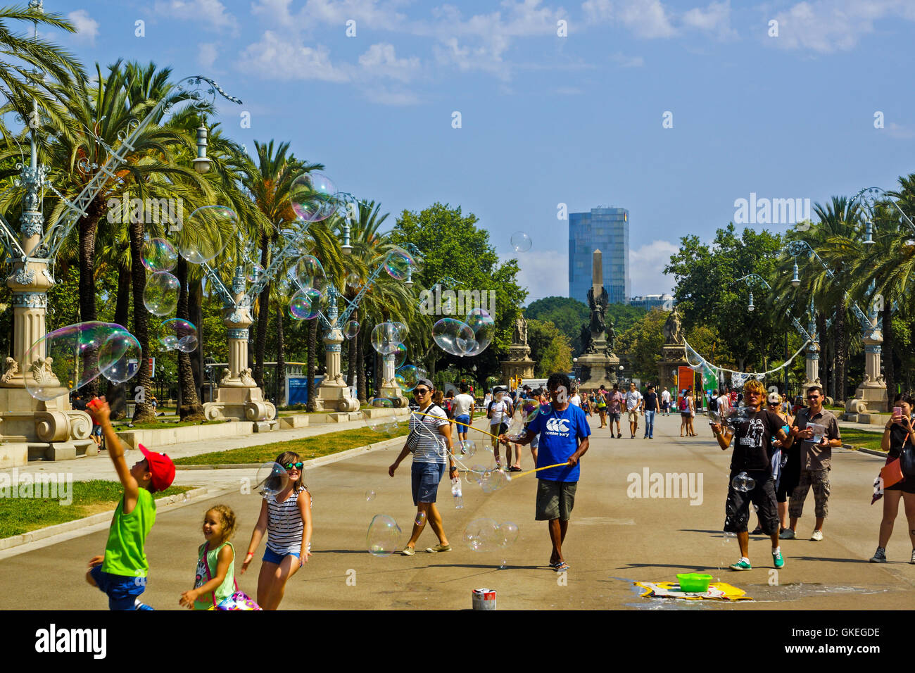 Arc de Triomf - Barcelona, Katalonien, Spanien Stockfoto