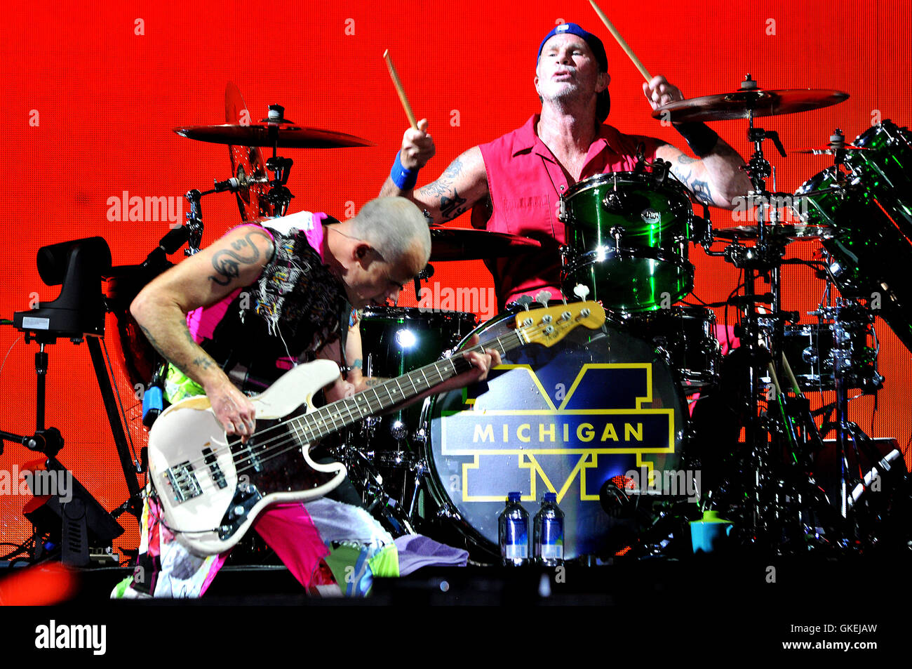 Rock auf der Reihe 2016 Musikfestival MAPFRE-Stadion in Columbus, Ohio, USA mit: Red Hot Chili Peppers wo: Columbus, Ohio, Vereinigte Staaten, wann: 22. Mai 2016 Stockfoto