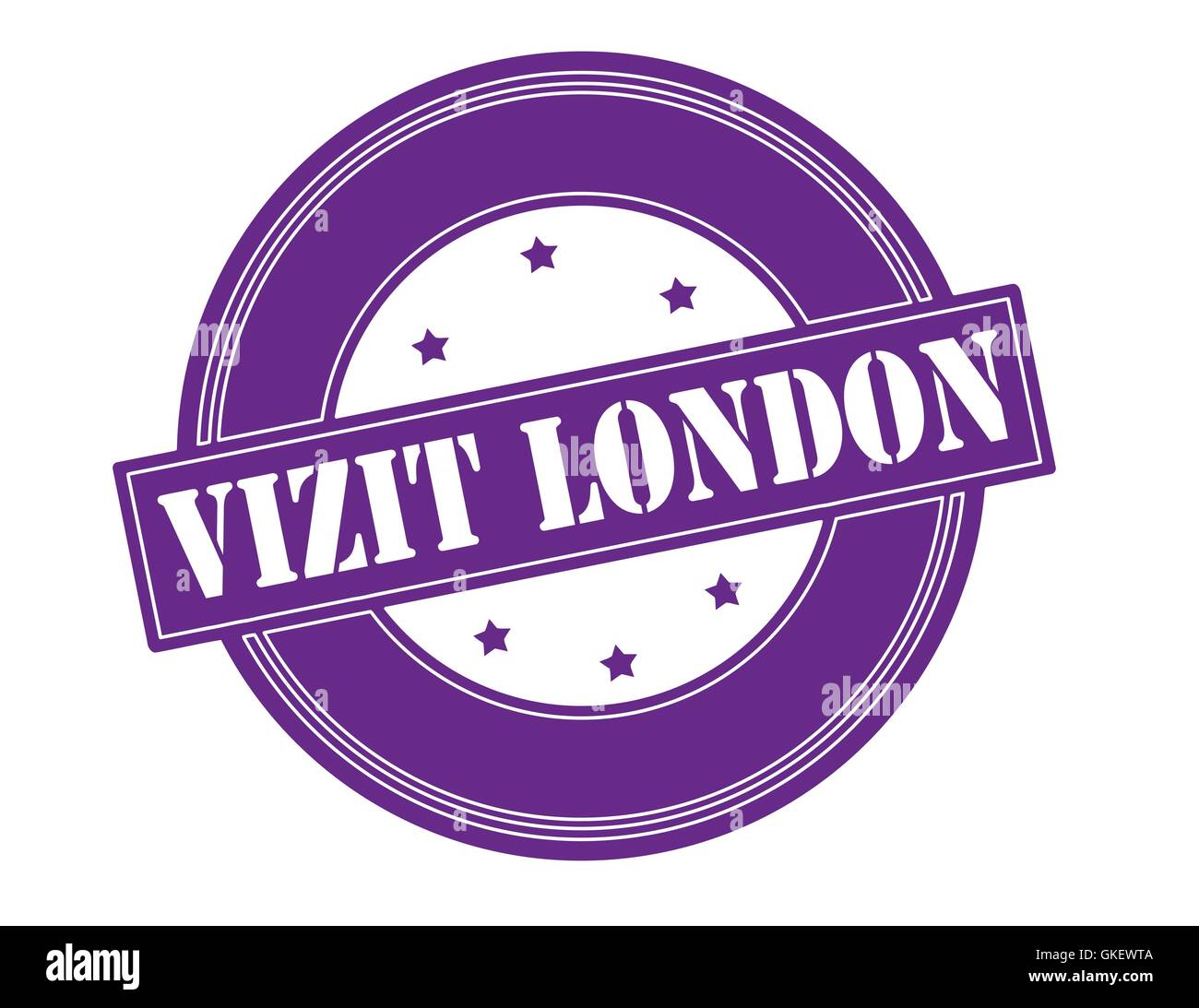 Visit London Stock Vektor