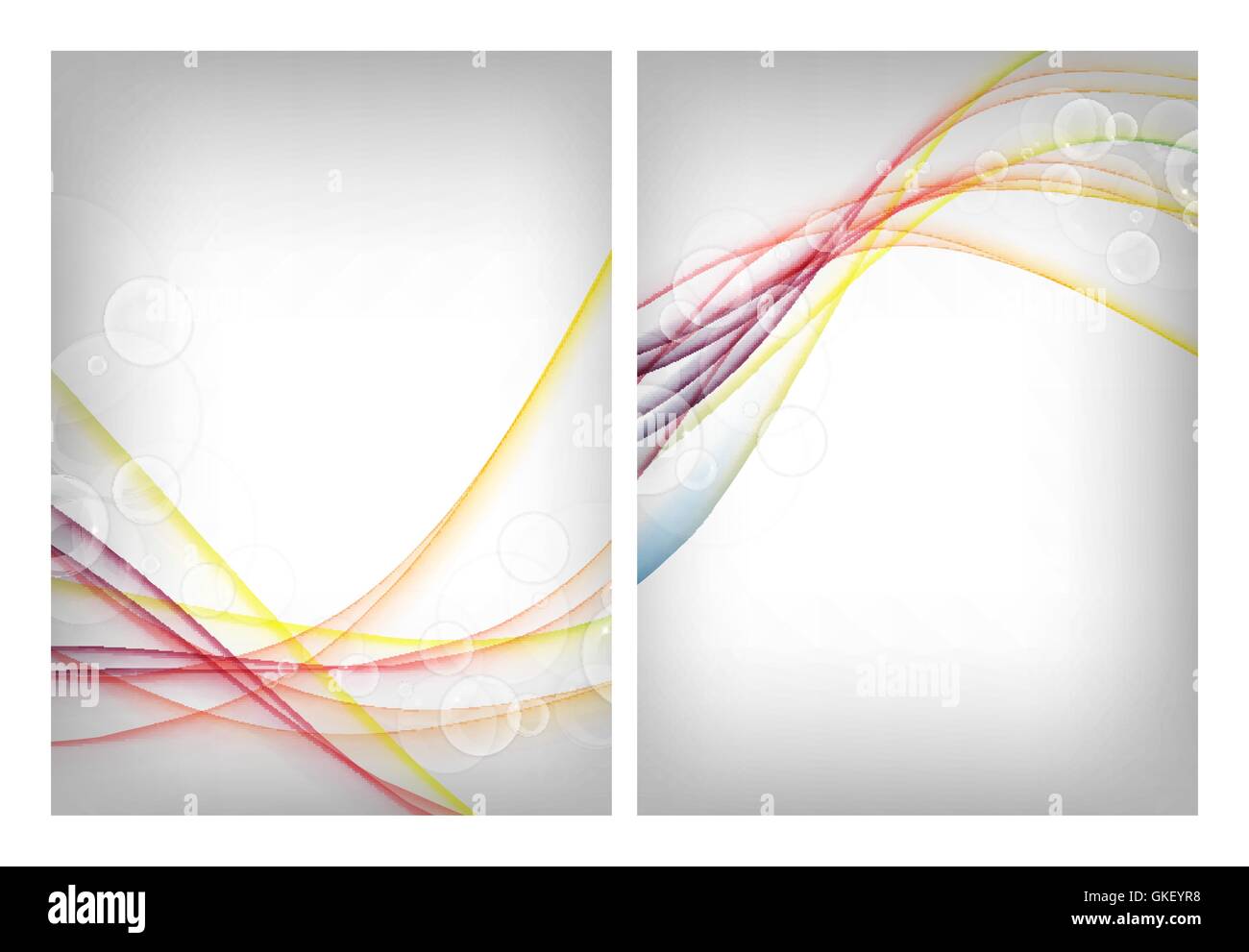 Vektor-flayer Stock Vektor