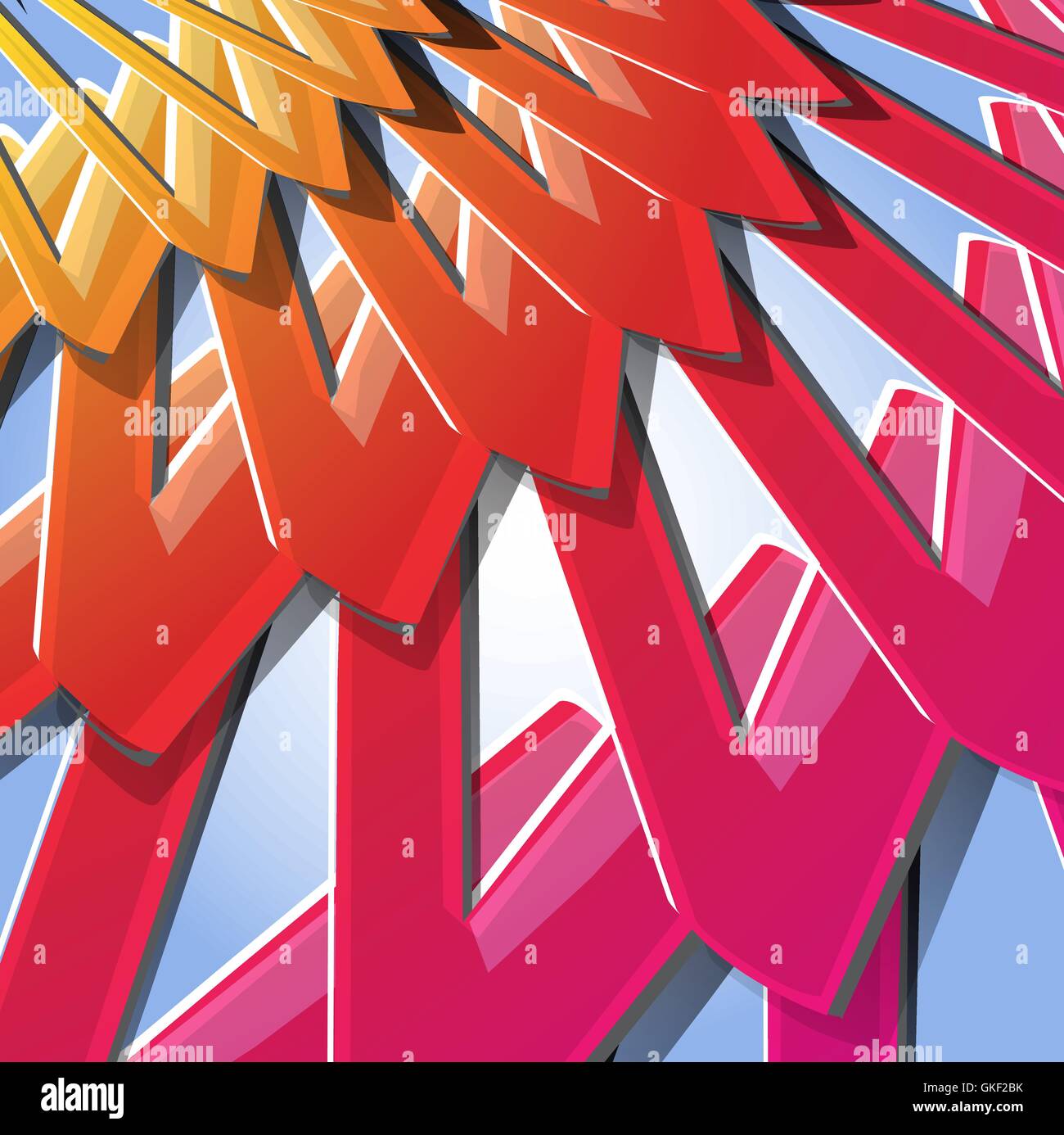 Abstrakten farbigen Hintergrund. Moderne Design-Pattern. Rot, gelb, rosa, lila, helle Linie Stock Vektor
