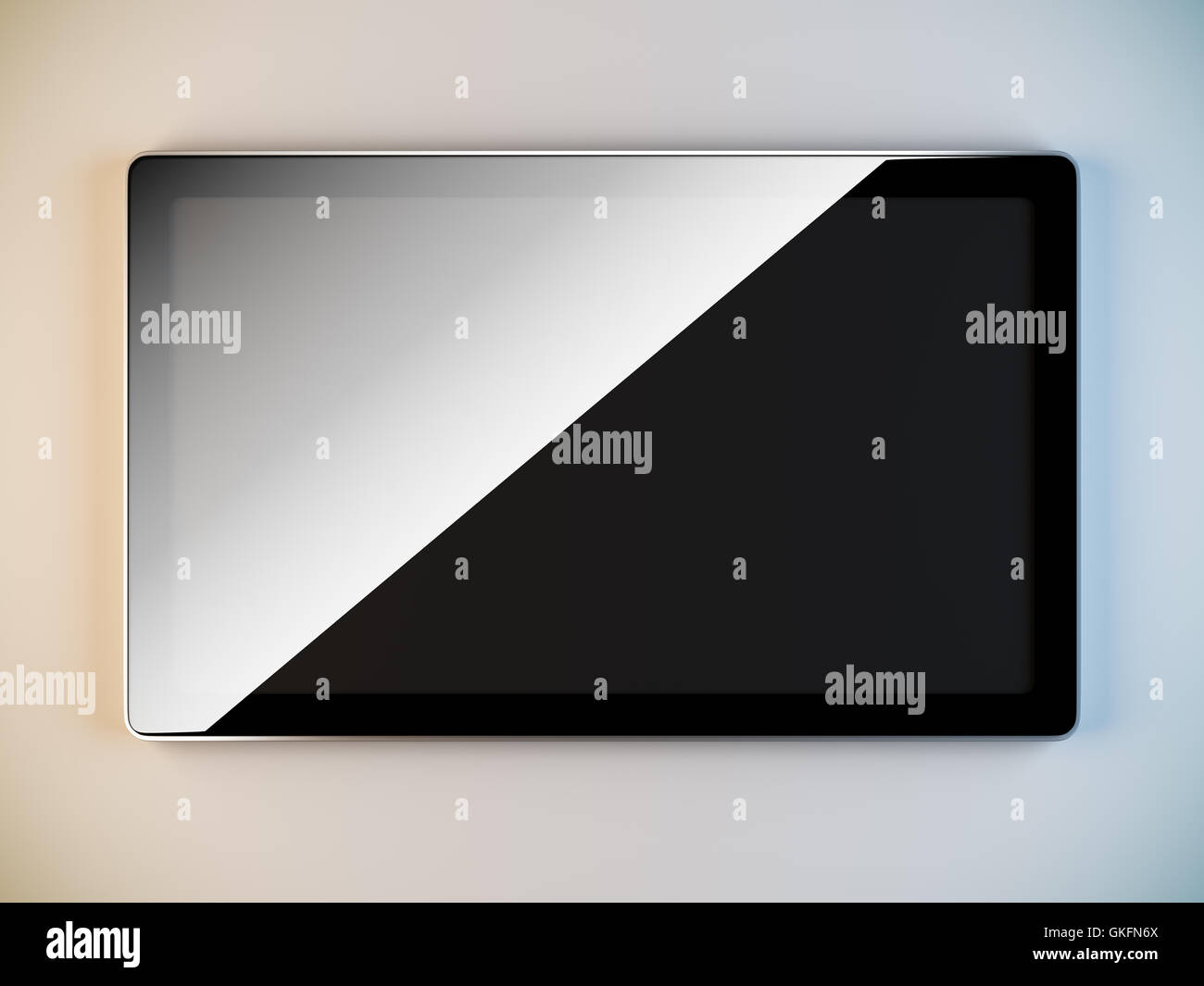 Minimalistischen Stil LCD-Panel. Stockfoto