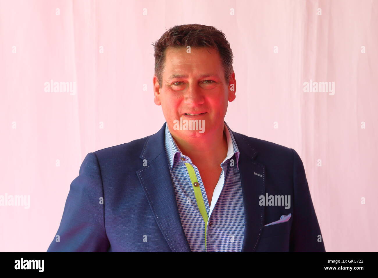 Henley-on-Thames, Großbritannien. August 2016. Rewind South 80s Music Festival. Fotoanruf von Tony Hadley. Quelle: Uwe Deffner/Alamy Live News Stockfoto