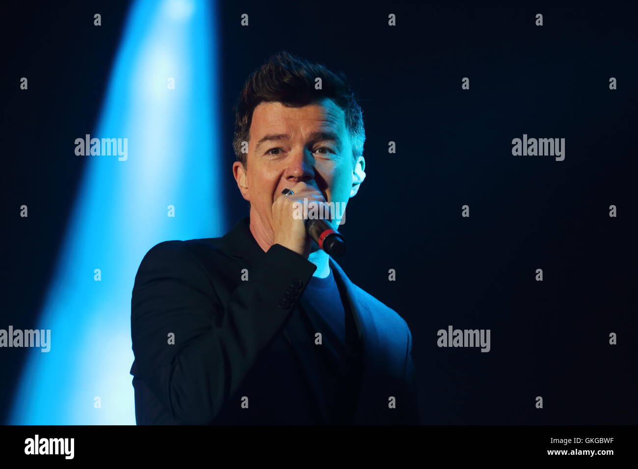 Tolle Musik von Rick Astley Stockfoto