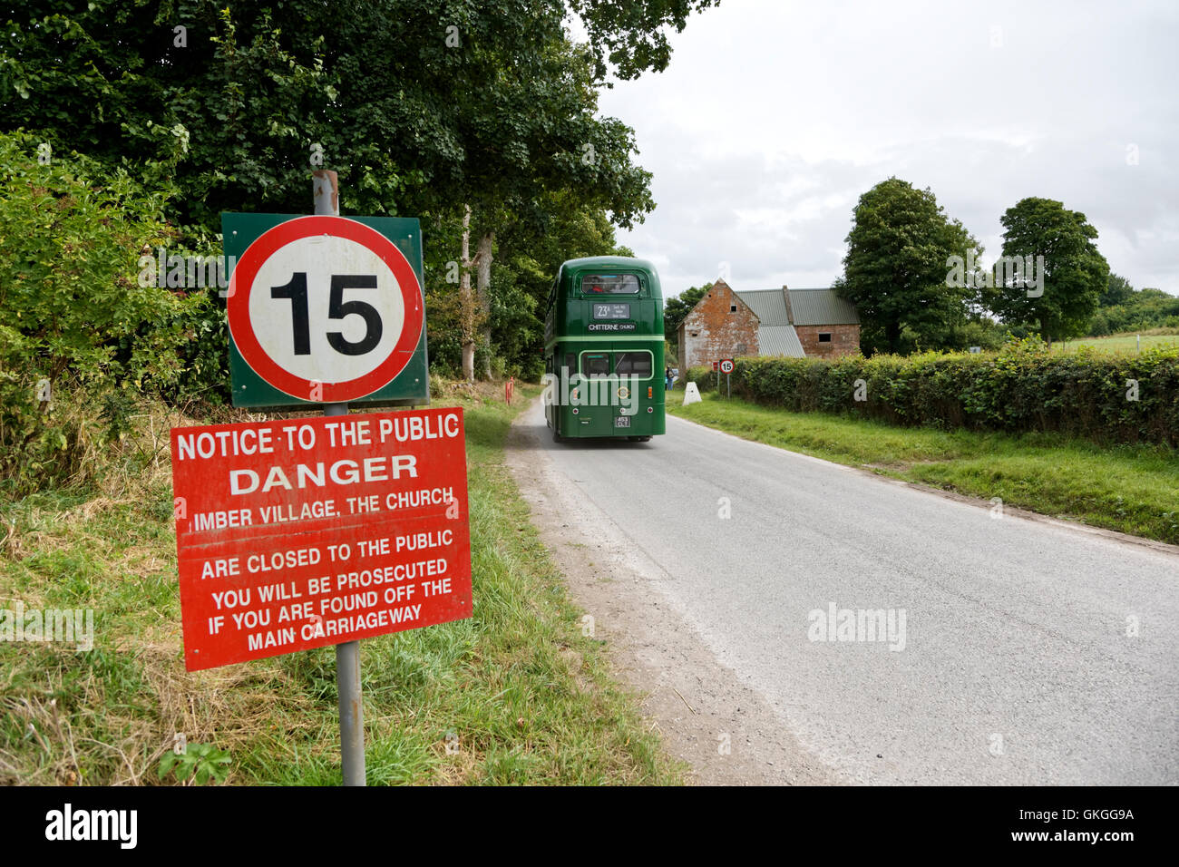Imberbus Day, Imber Dorf, Salisbury Plain Trainingsbereich, Wiltshire, Großbritannien. 20. August 2016 Kredit: Andrew Harker/Alamy Live-Nachrichten Stockfoto