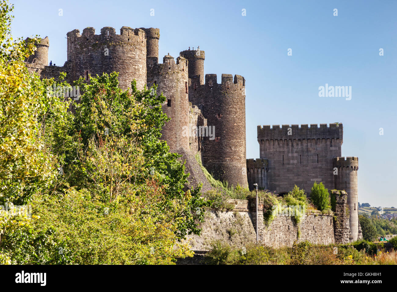 Conwy Castle, Wales, UK Stockfoto