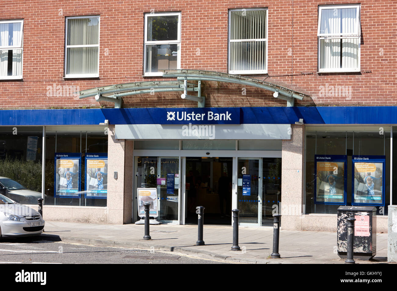 Ulster Bank Universität Zweig Nordirland Stockfoto