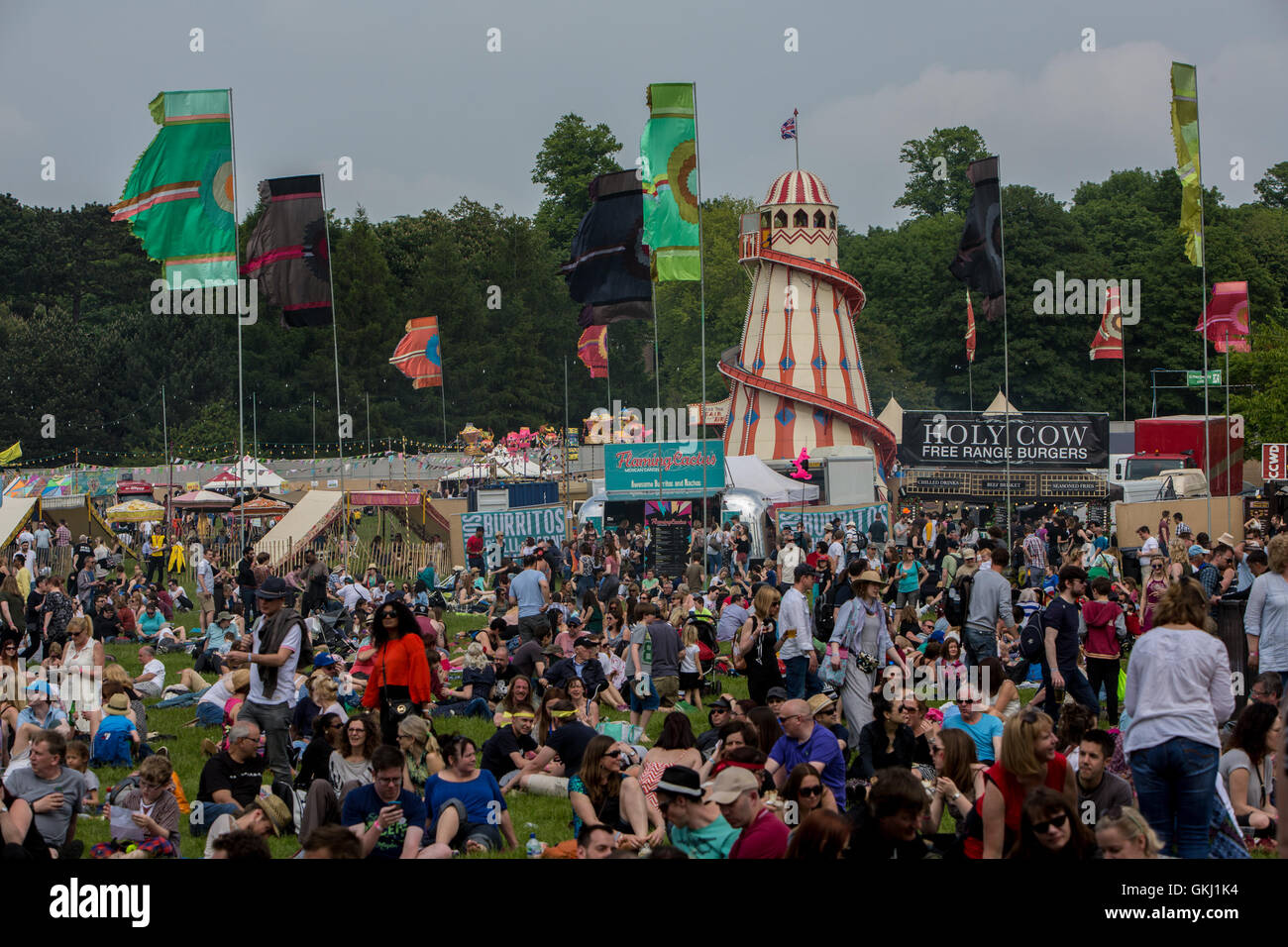 Gemeinsamen Menschen Festival in South Park, Oxford mit: Atmosphäre wo: Oxford, Vereinigtes Königreich bei: 28. Mai 2016 Stockfoto