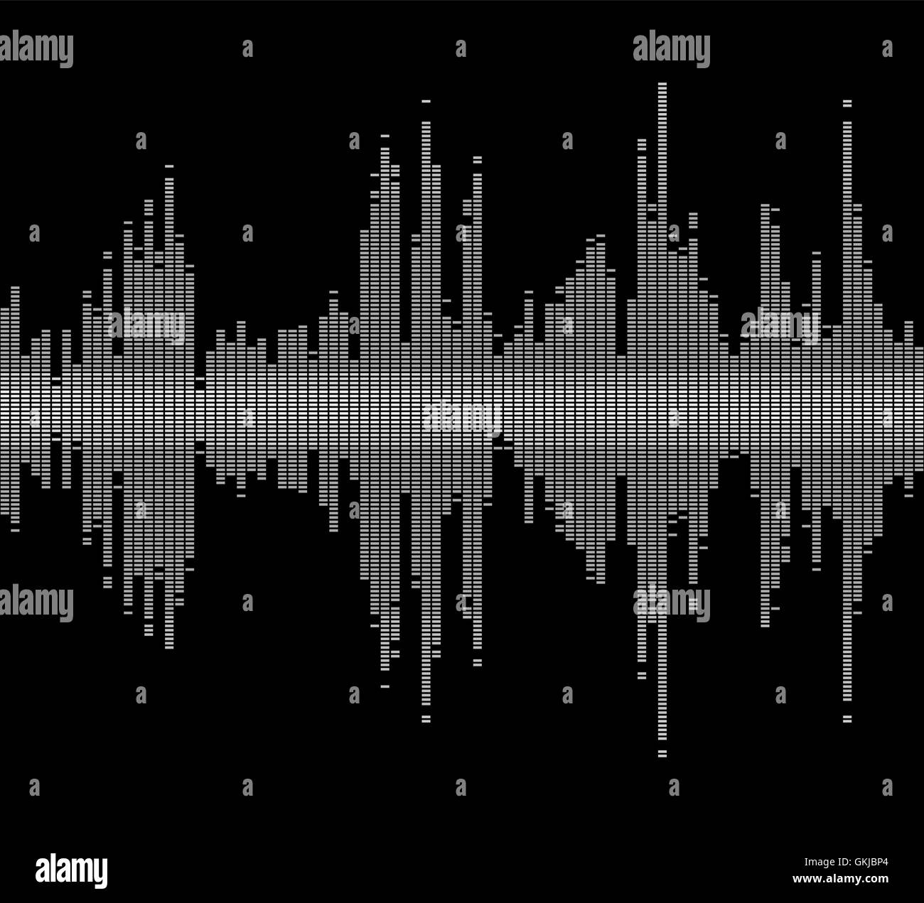 Musik-Schallwellen Stock Vektor