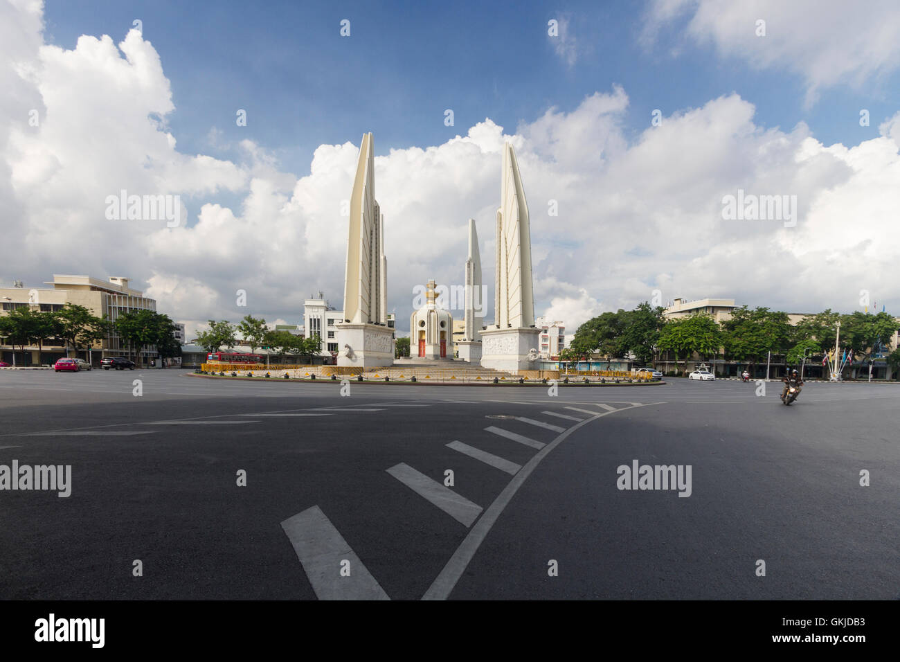 Das Demokratie-Denkmal in Bangkok Stockfoto