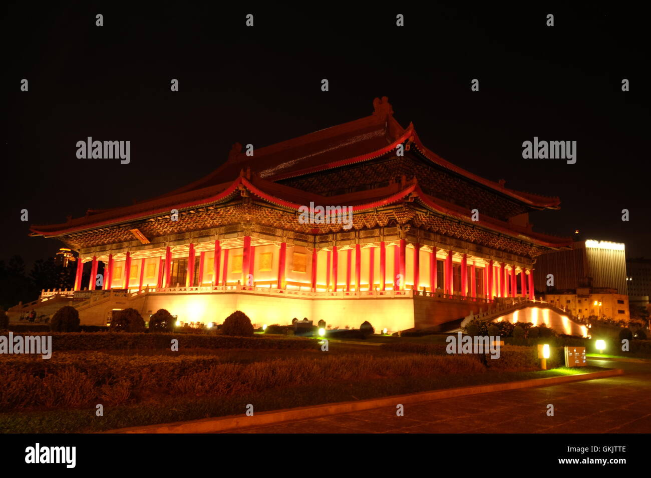 Chiang Kai-Shek-Gedächtnishalle, Nationaltheater und National Concert Hall Stockfoto