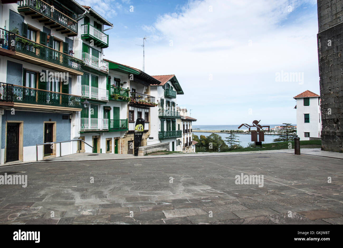 Armas Square und bidasoa Stockfoto