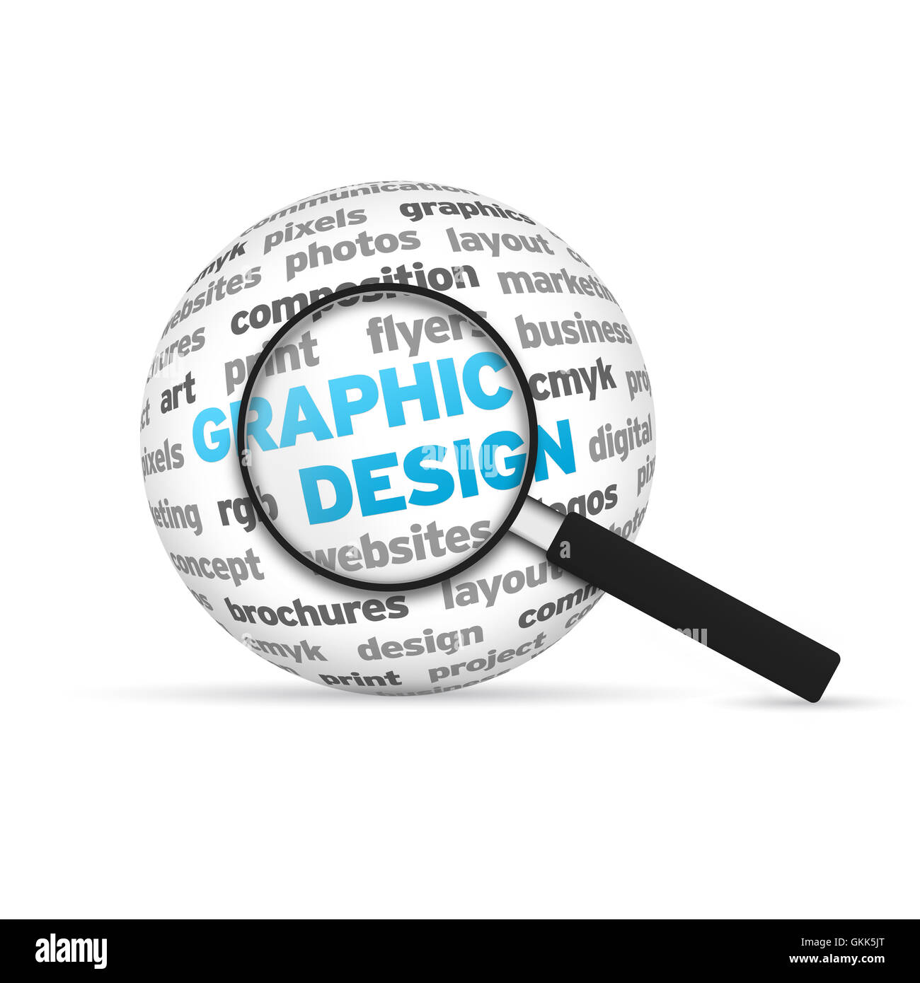 Grafik-Design Stockfoto