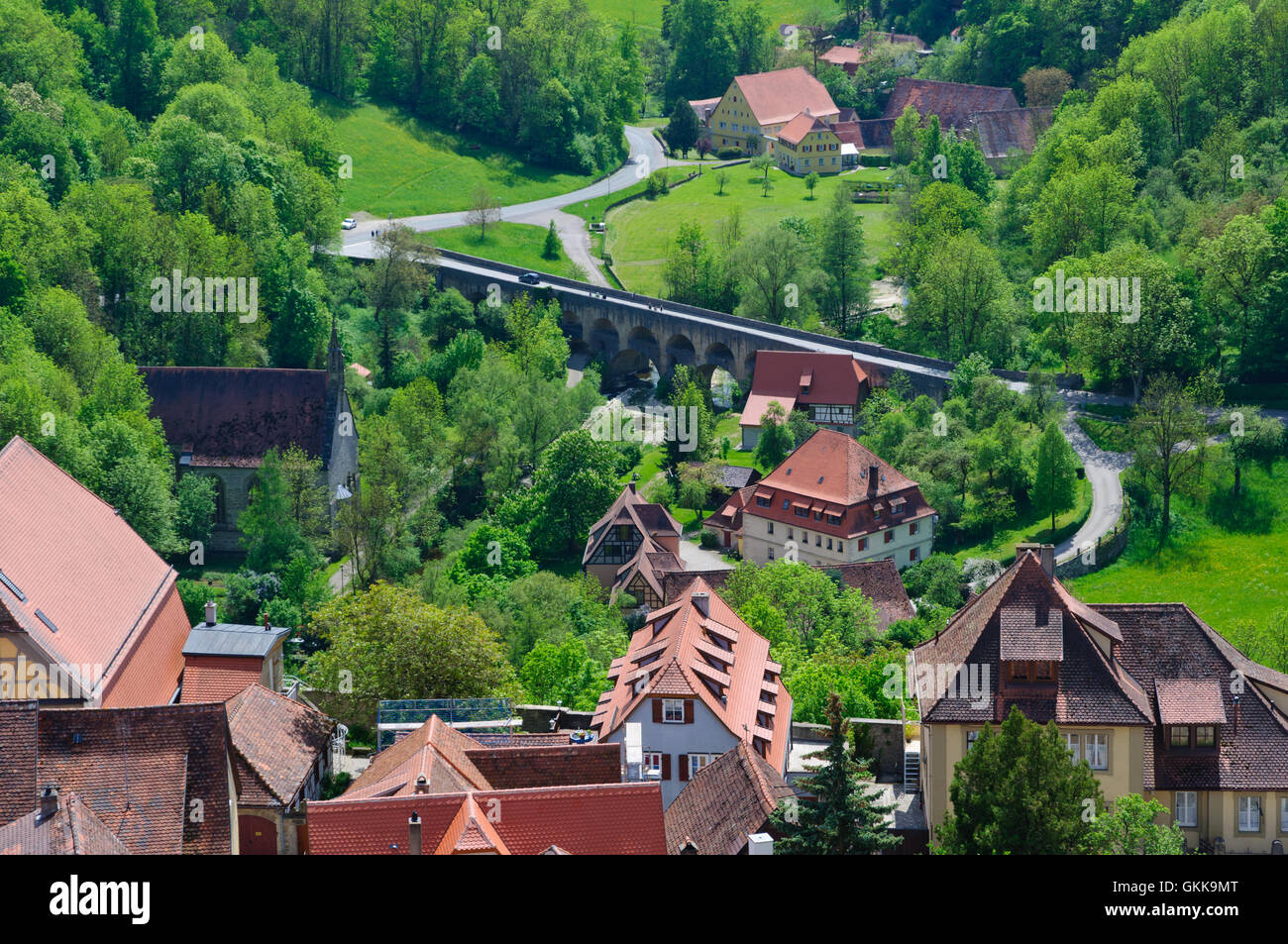 Rothenburg Ob der Tauber, Deutschland Stockfoto