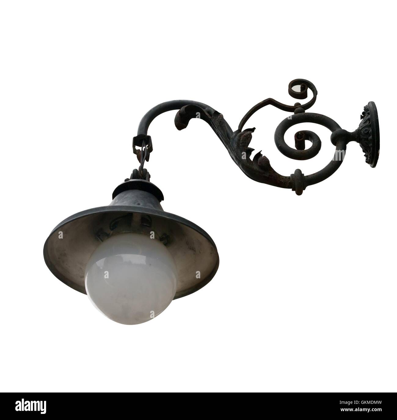 Lampe. Wall Street Retro-Lampe. Stockfoto