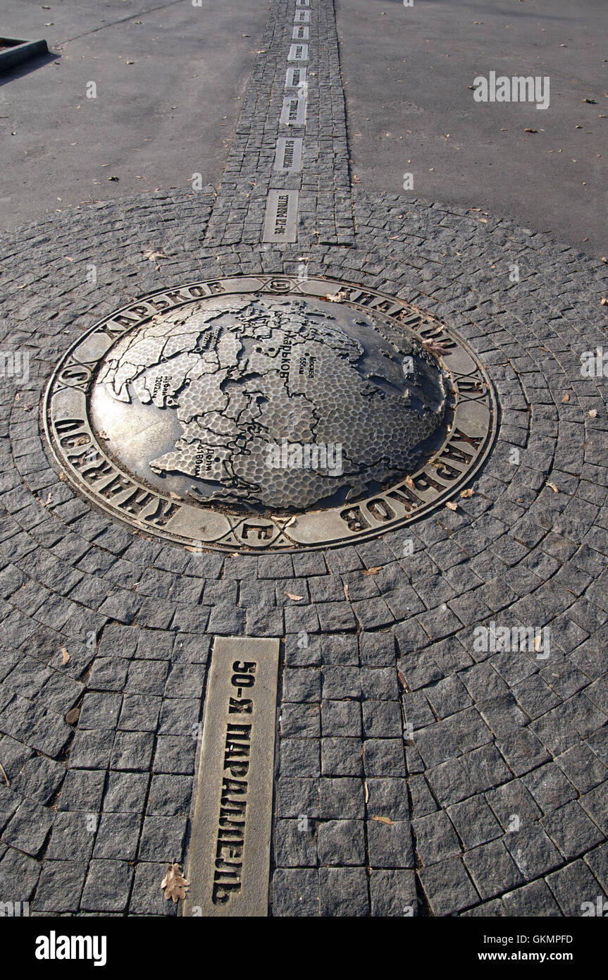 38. Breitengrades in Charkow Stockfoto