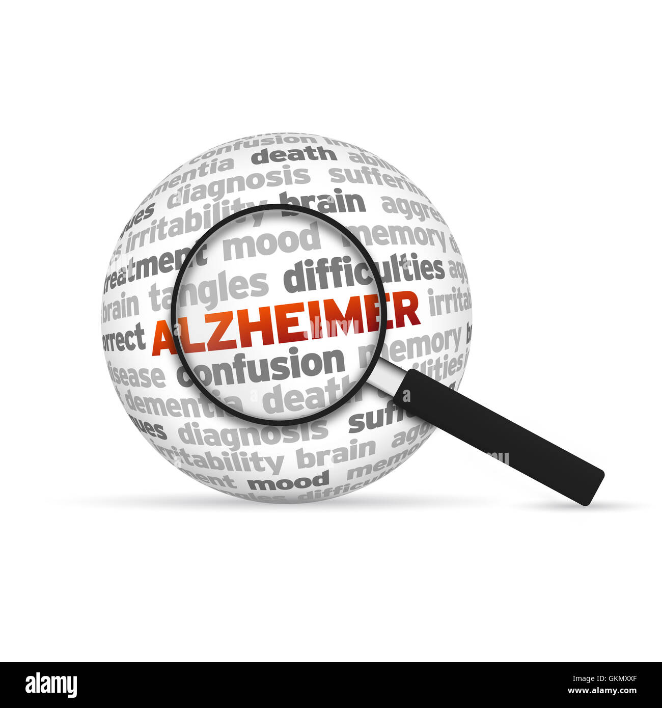 Alzheimer Stockfoto