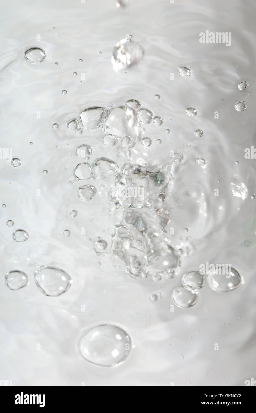 Wasserblasen Stockfoto