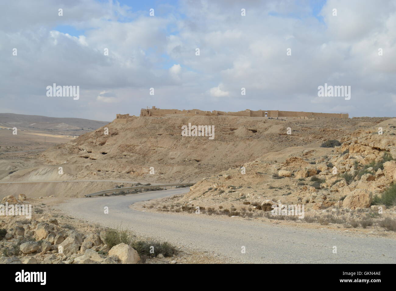 En Avdat Nationalpark, Israel Stockfoto