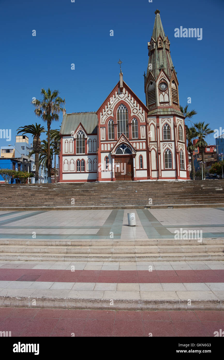 Historischen Catedral de San Marcos in Arica, Nordchile. Stockfoto