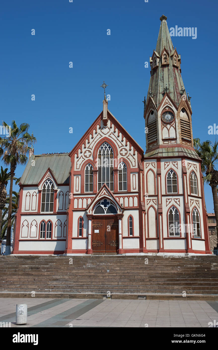 Historischen Catedral de San Marcos in Arica, Nordchile. Stockfoto