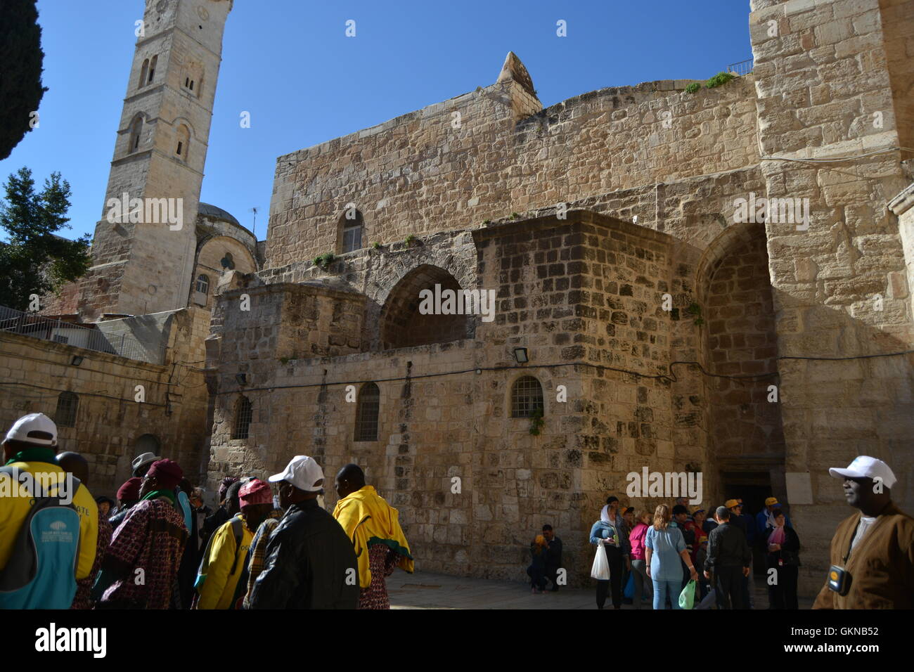 Die Grabeskirche, Jerusalem, Israel Stockfoto