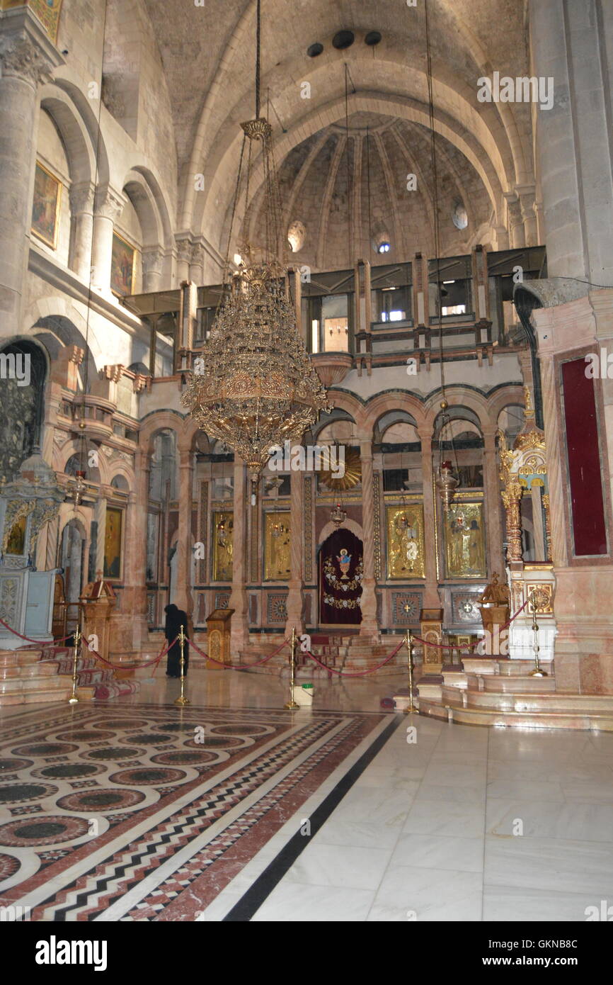 Die Grabeskirche, Jerusalem, Israel Stockfoto