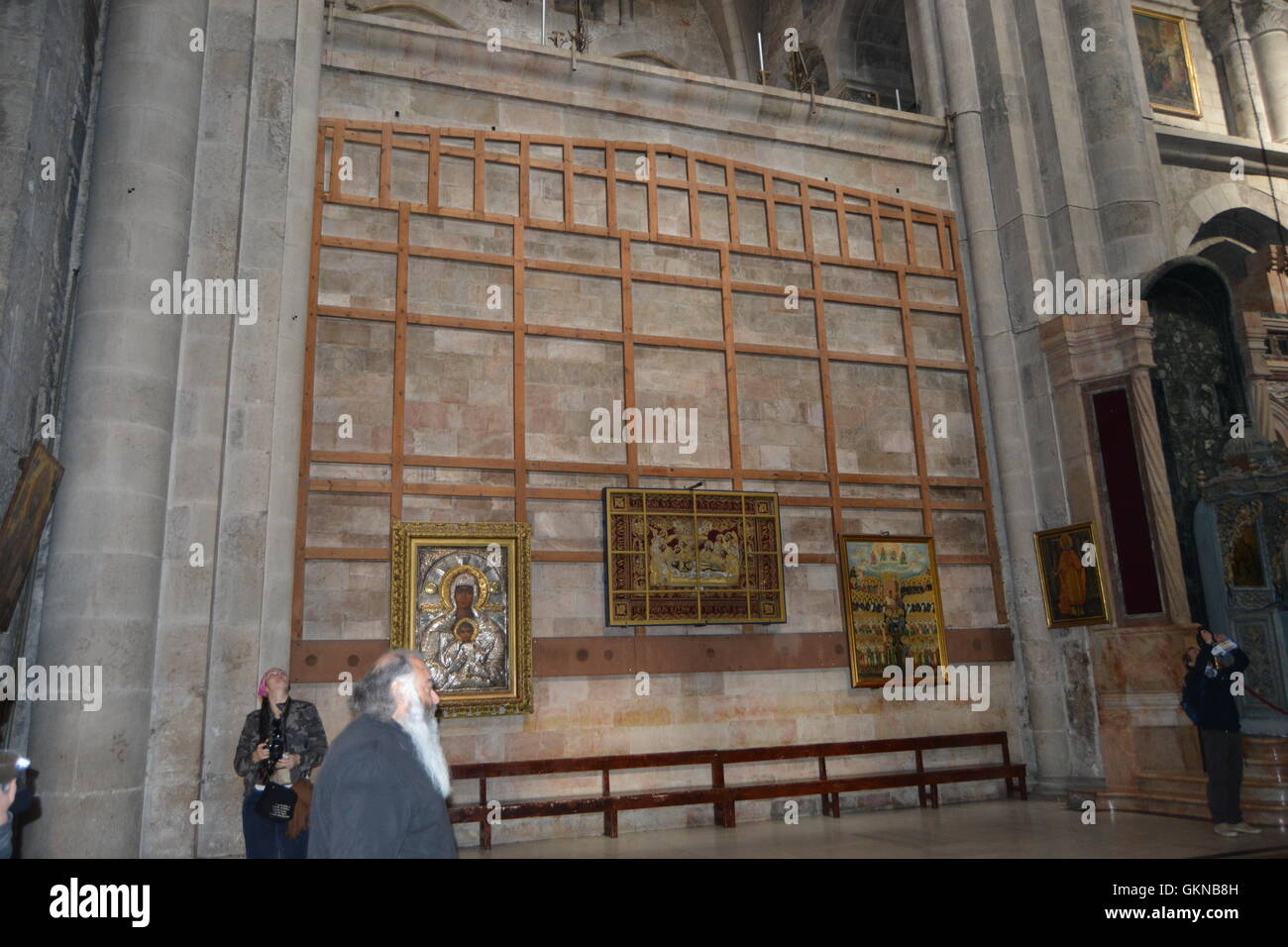 Die Grabeskirche, Jerusalem, Israel Stockfoto