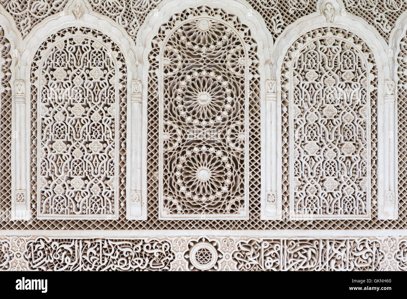 Marokkanische dekorative Ornamente Stockfoto