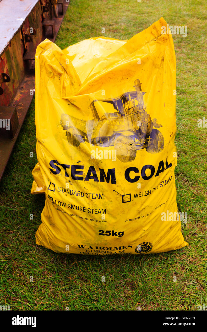 Spezielle Kohle für Dampfmaschinen, Lincoln Dampf zeigen, 2016 Stockfoto