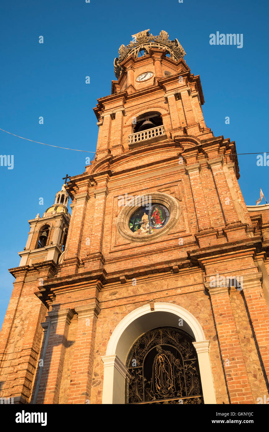 Kirche unserer Dame von Guadalupe in Puerto Vallarta, Jalisco, Mexiko. Stockfoto