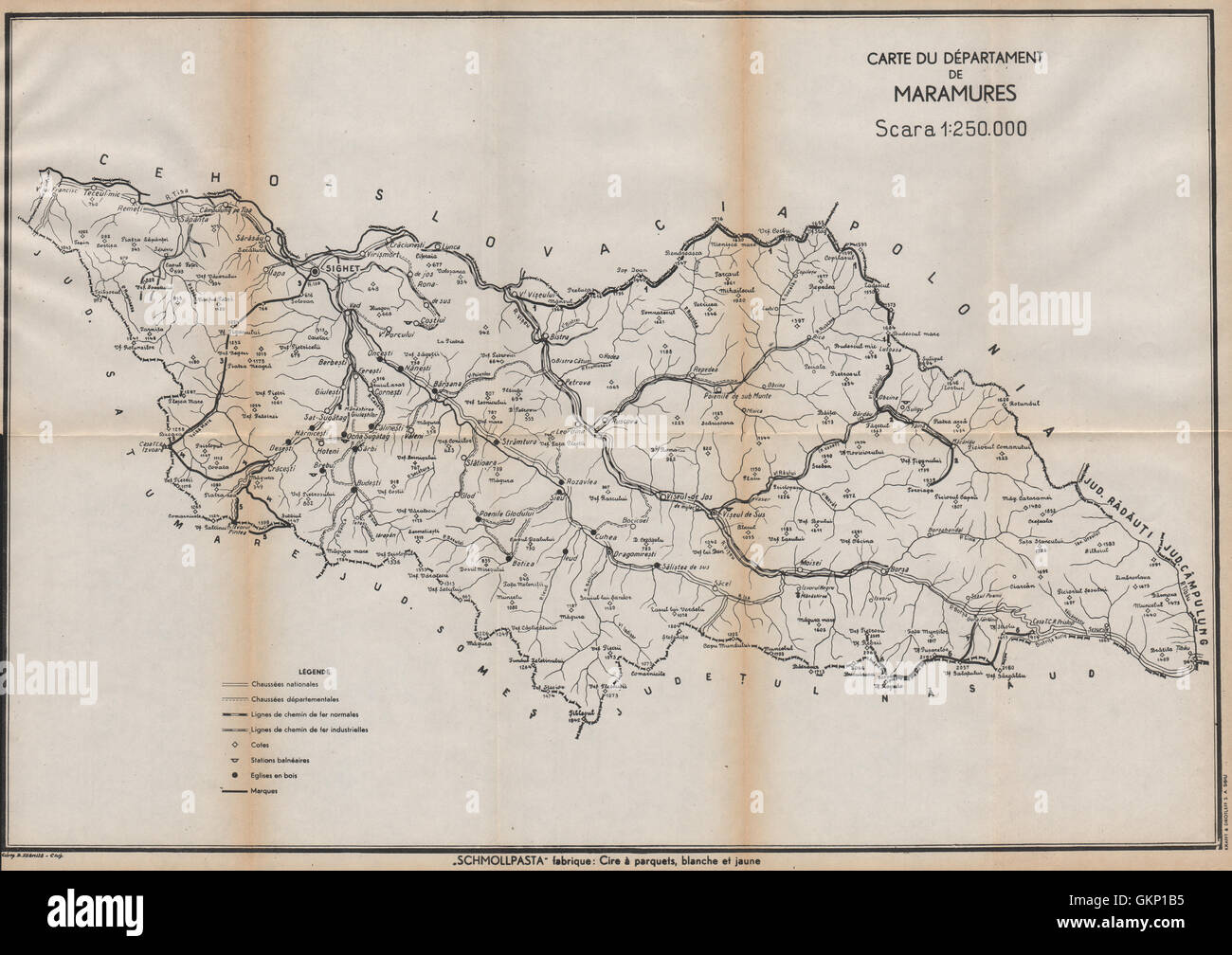 Maramures Map Map of romania -Fotos und -Bildmaterial in hoher Auflösung – Alamy