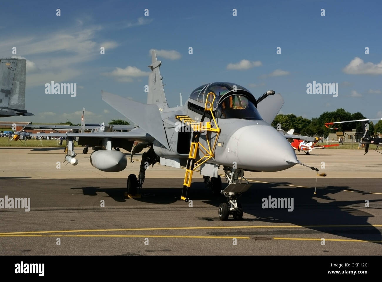 Tschechische Luftwaffe SAAB JAS 39D Gripen 9819 Stockfoto