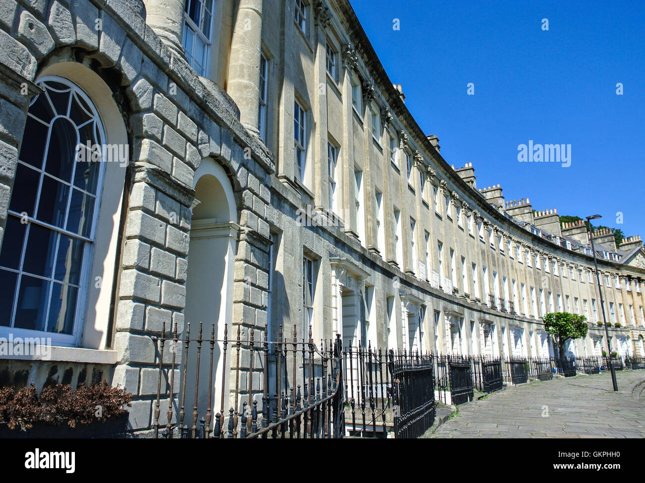 Camden Crescent georgische Immobilien in Bad Somerset England UK Stockfoto